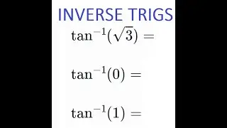 265: 3.5 #2  arctan(x): Inverse trigonometric Functions