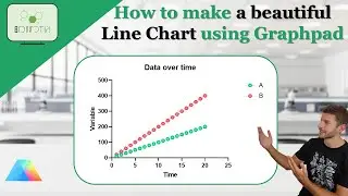 How to create a Beautiful Line Chart using Graphpad Prism 