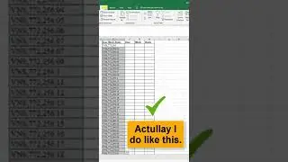 My boss thinks I enter data in excel like this | Split cells in excel