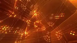 Glowing Neural Network Loop Overlay | HD Futuristic Data Flow Effect (Seamless Loop)