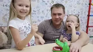 КРОКОДИЛ ЧЕЛЛЕНДЖ! Почему Маша обиделась. Семейный веселый челлендж от tkalenchiki