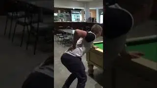 Smashing The Pub Window With A Pool Cue On Accident #shorts