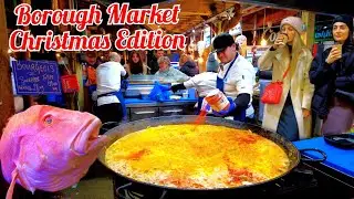 A Christmas Walkthrough Of Borough Market In London 2023 #london #boroughmarket