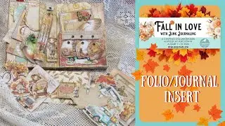 #FALLINLOVEJJ24 Fall in Love with Junk Journaling Collaboration Folio/Journal Insert