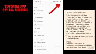 CARA MASUK FYP TIKTOK!TUTORIAL FYP
