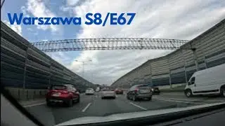 Warszawa, przejazd trasą S8 • Górczewska - Atrium Targówek 🇵🇱