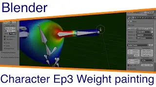 Blender character Ep3 - Weight painting