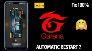 realme phone automatic free fire restart problem || how to fix realme phone app automatic restart !!