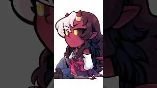 Drawing the Angriest Tiefling