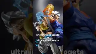 ultra instinct gogeta vs ultra instinct vegito #dragonball #goku #actionfigures #dragonballz #vegeta