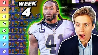 Top 30 Running Back Rankings & Tiers | Week 4 Fantasy Football