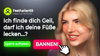 HE wants to lick my feet?? | Fibi processes unban requests