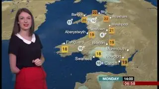 Amputee Woman RBE Lucy Martin - Weather Girl 02Sep2016 (HD)