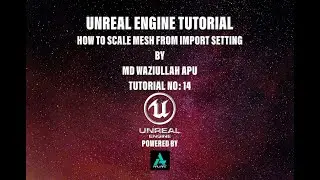 14  Unreal Engine 5 Tutorial How to scale mesh from import setting | 
