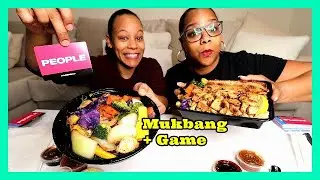 Tell me without telling me Game + Hibachi seafood & Chicken Mukbang!