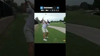 The blind folded shot was crazy though #golf