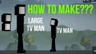 LEARN HOW TO MAKE LARGE TV MAN & TV MAN | MELON PLAYGROUND