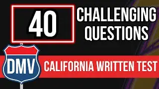 California DMV Written Test 2026 (40 Challenging Questions)