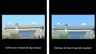GOPRO 4 Black VS DJI OSMO 4K 24FPS