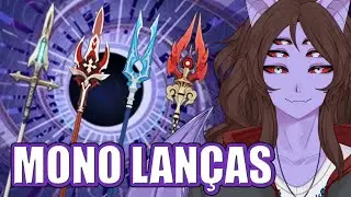Abismo MAS apenas personagens de LANÇA | Desafio Genshin Impact