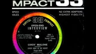 Cindy Malone (Open-end Intertiew) - EVERY BEAT OF MY HEART  (1963)