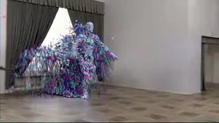 Blender Particle Man Dancing Scene File Available!