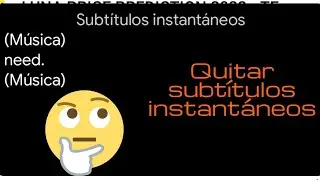 como desactivar los subtítulos instantáneos
