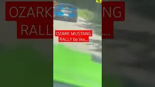 Ozark Mustang Rally 2024 Red Mirror Events // Cloud-less RAIN!!!