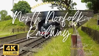 A Trip on the North Norfolk Steam Railway in 4k UHD 60FPS | September 2023