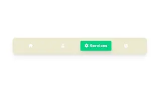 Navigation Tabs Design Using HTML And CSS