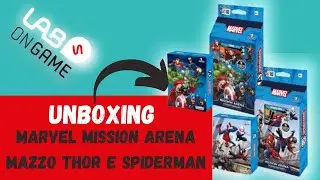 Marvel Mission Arena Mazzo Thor e Spiderman -  Unboxing GDT #19  Labs On Game