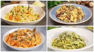 4 РЕЦЕПТА ВКУСНЫХ ИТАЛЬЯНСКИХ МАКАРОН || Быстрый и легкий ужин за 30 минут от Всегда Вкусно!