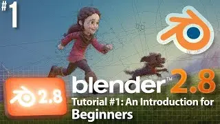 Blender 2.8 Tutorial #1: Intro for Beginners 