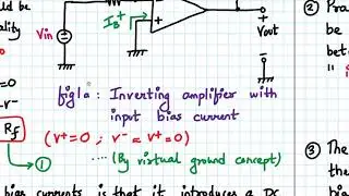 Compensation techniques for Input bias current and input offset current