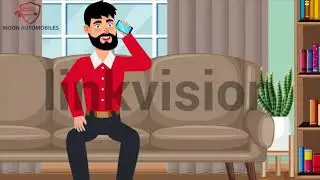 Moon Automobiles 2d Explainer Video. Link Vision Animation