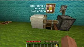 Bro found a secret in minecraft free edition 💀💀