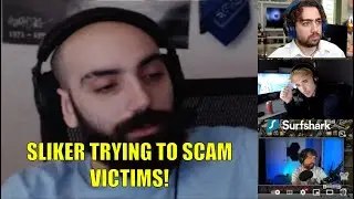 Sliker Trying to Scam Victims, Train & xQc