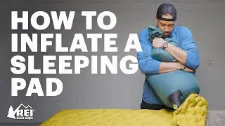 How To Inflate a Sleeping Pad, the non-electric EASY way.