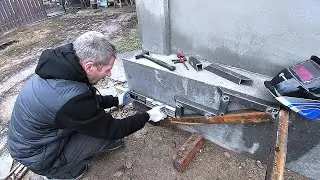 Новая терраса для старого дома. Каркас для крыльца