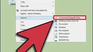 How to create zip file in laptop