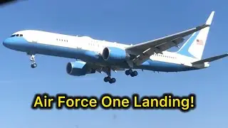 Air Force One Landing 🛫🛬🇺🇸🇺🇸