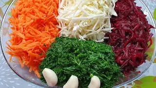 You have definitely not tried such a delicious salad... Rich in vitamins, easy and delicious