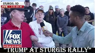 "WHY SHOULD WE VOTE FOR YOU", Trump takes questions from voters at Sturgis Motorcycle Rally