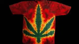 how to make a tie-dye pot leaf