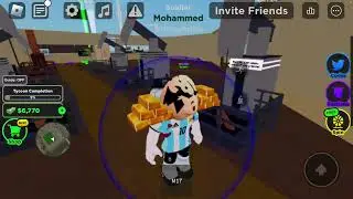 Playing War Tycoon￼ in roblox