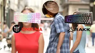 Keyboard Sound Test/ASMR | RAKK Kimat XT.LE (Not Modded) VS Onikuma G26 (Modded)