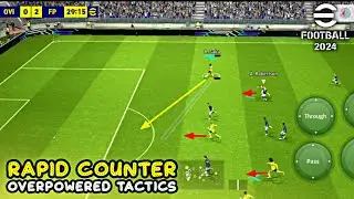 Rapid Counter Attacking Formation You Must Try in eFootball 2024 Mobile