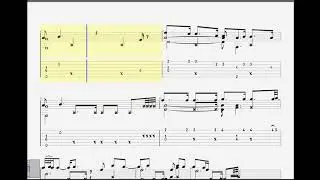 Stay (Zedd and Alessia Cara song)  fingerstyle guitar tablature - guitar pro