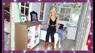 COMO HACER COMODA PARA BARBIE MUEBLES PARA CASA BARBIE