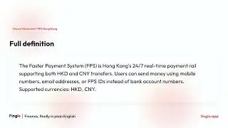 Hong Kong FPS Explained: How 24/7 Instant Payments Work in HKD and CNY